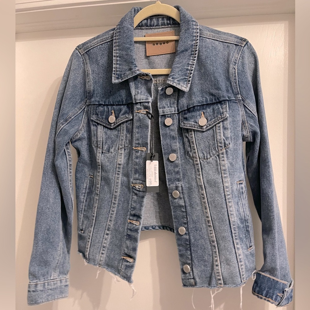 Blank NYC denim blue jean jacket